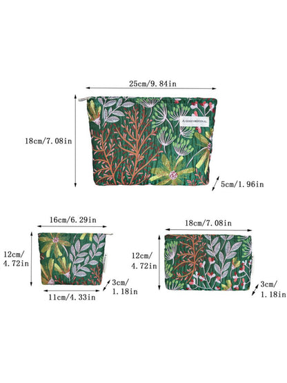 Cosbai Botanical Floral Cosmetic Bag product image