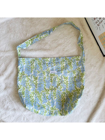 Cosbai - Vintage Floral Slouchy Bag