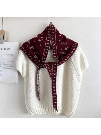 Scarvii - Color Block Star Triangle Scarf
