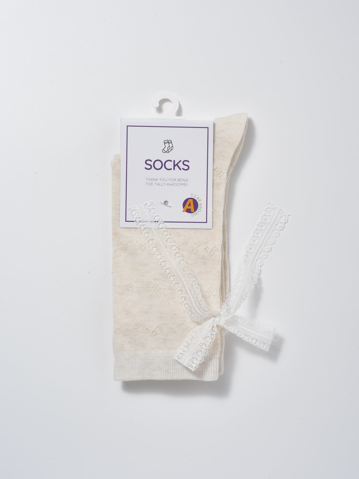 Rufia - Elegant Bow Lace Accent Crew Socks product image 7