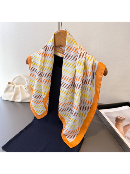 Scarvii Wave Geo Square Scarf