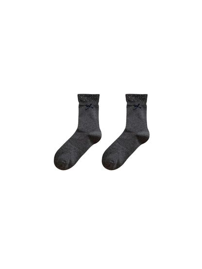 Rufia - Sweet Dot Cuff Crew Socks