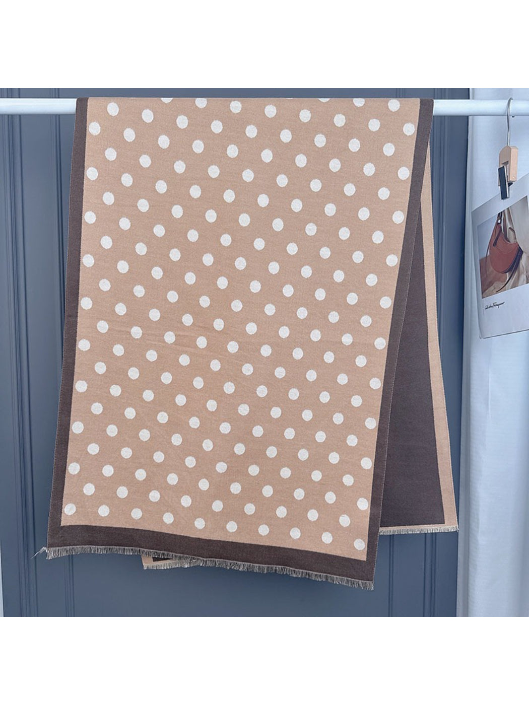 Scarvii - Soft Reversible Polka Dot Scarf