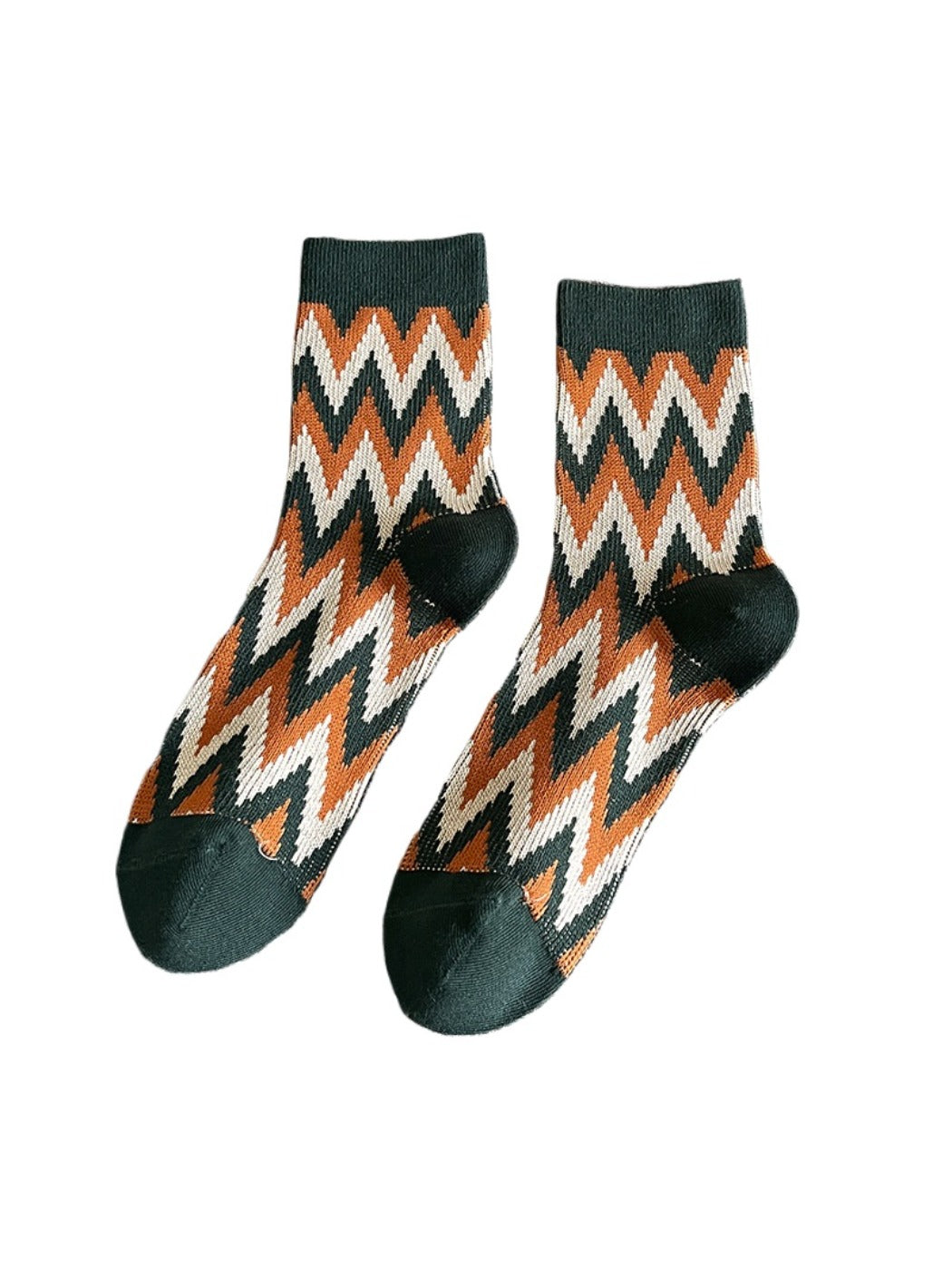 Rufia - Vintage Fashion Thick Mid-Calf Socks