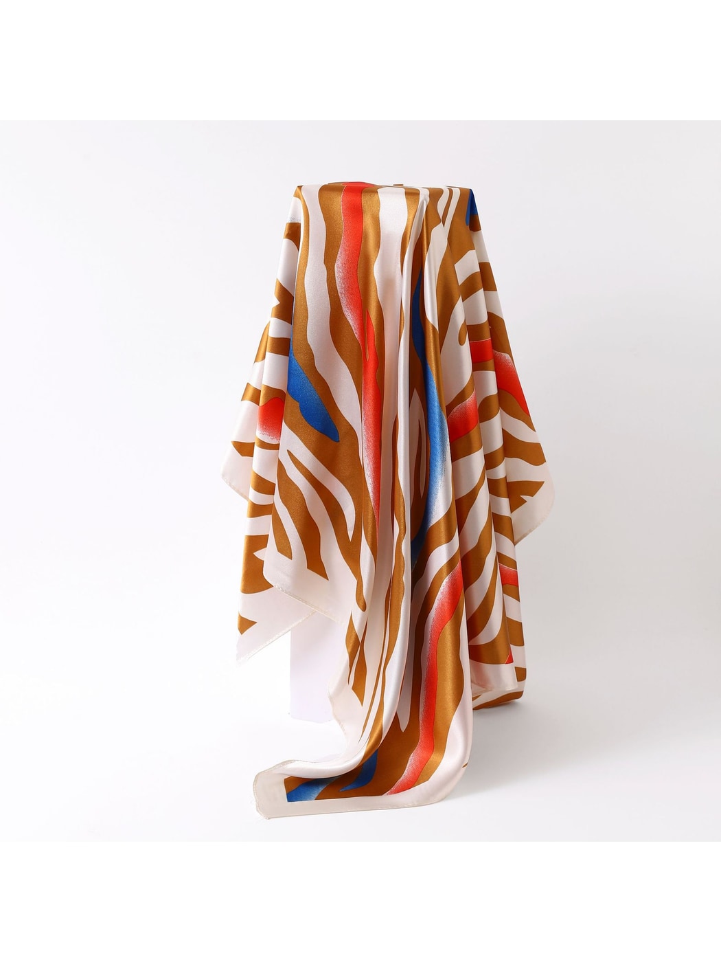 Scarvii - Zebra Print Geometric Square Scarf