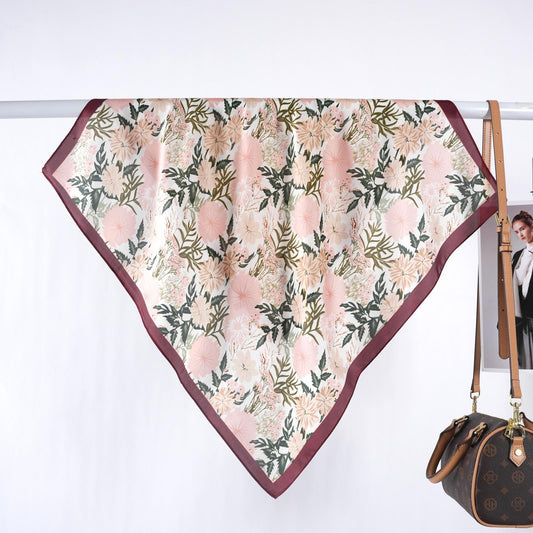 Scarvii - Soft Wildflower Square Scarf
