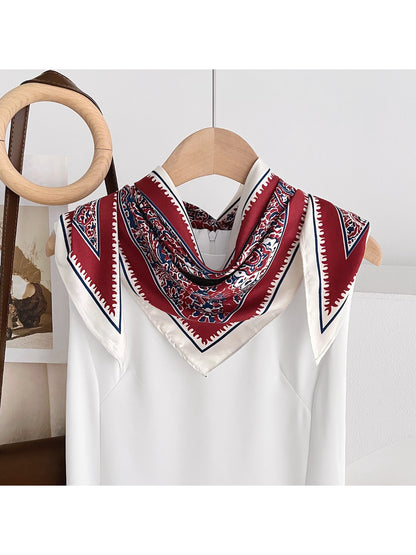 Scarvii Boho Ornamental Triangle Scarf