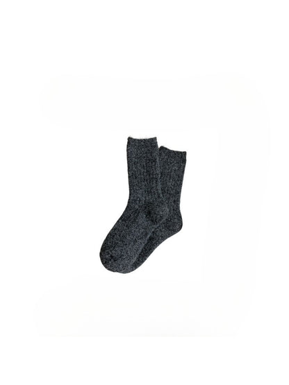 Rufia - Fuzzy Ribbed Cozy Crew Socks