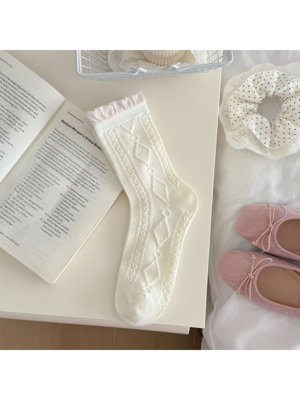 Rufia - Sweet Floral Women Crew Socks