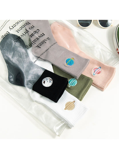 Rufia - Planet Embroidery Crew Socks product image 2