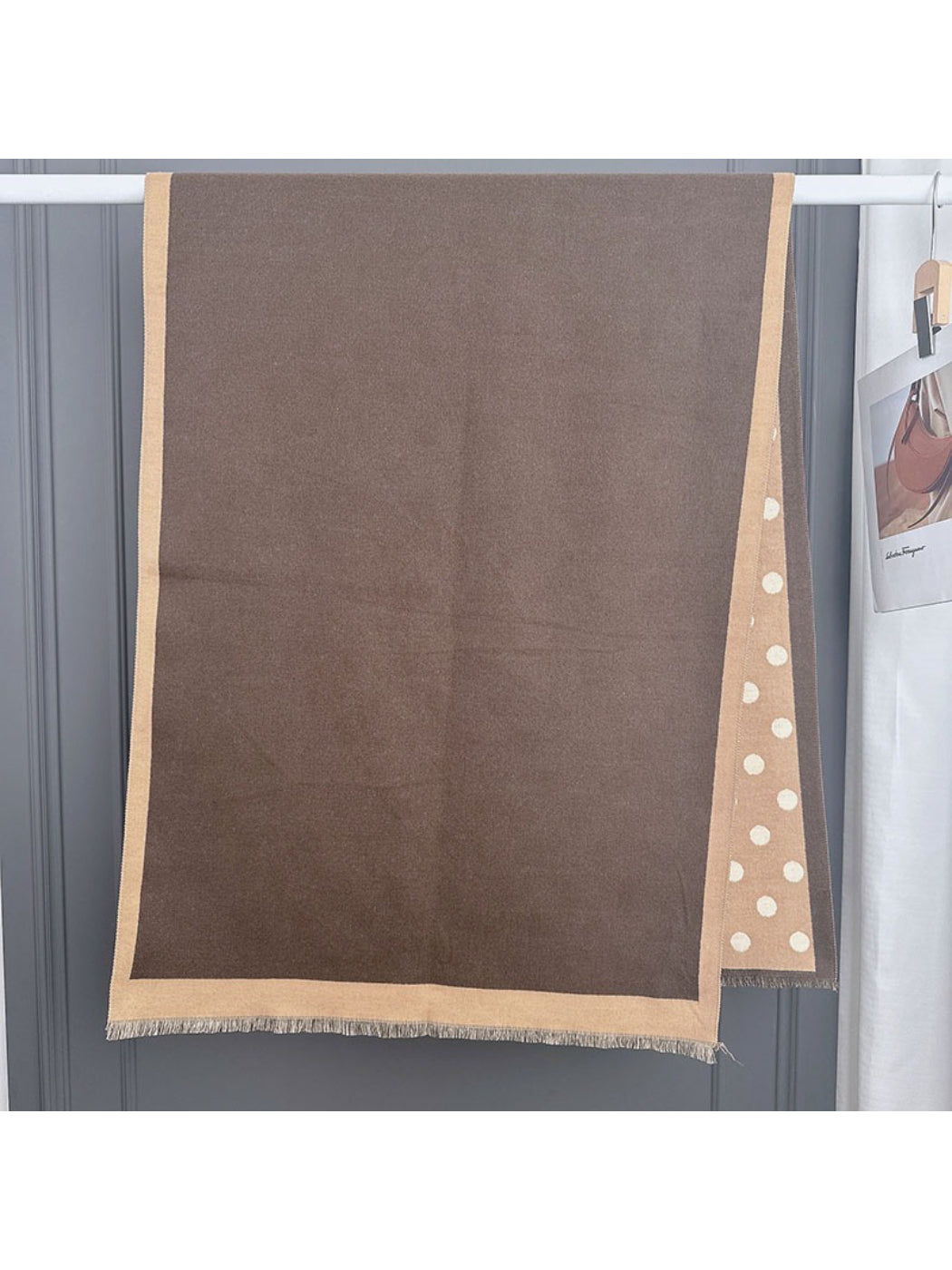 Scarvii - Soft Reversible Polka Dot Scarf