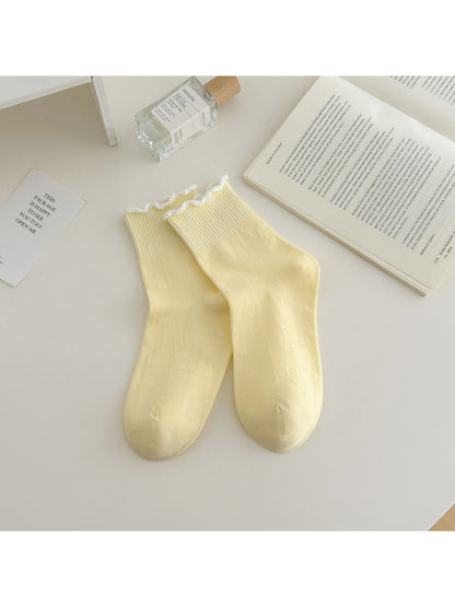 Rufia - Polka Dot Lettuce Crew Socks product image 7