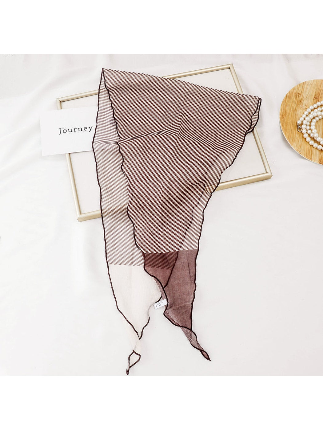 Scarvii - Fashion Print Diamond Shaped Scarf