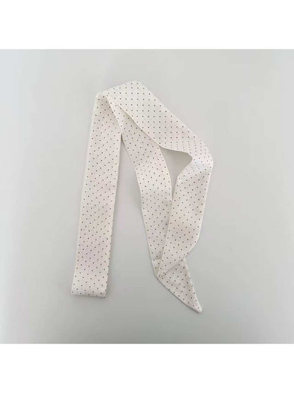 Scarvii Vintage Floral Pattern Skinny Scarf