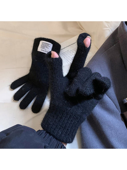 Gloving - Simple Label Patch Women's Winter Gloves