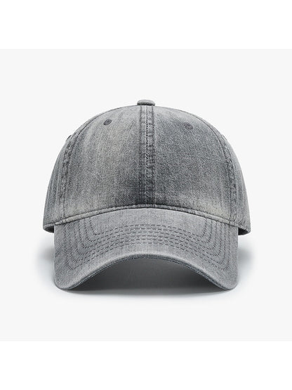 Haila - Vintage Washed Plain Adjustable Baseball Cap