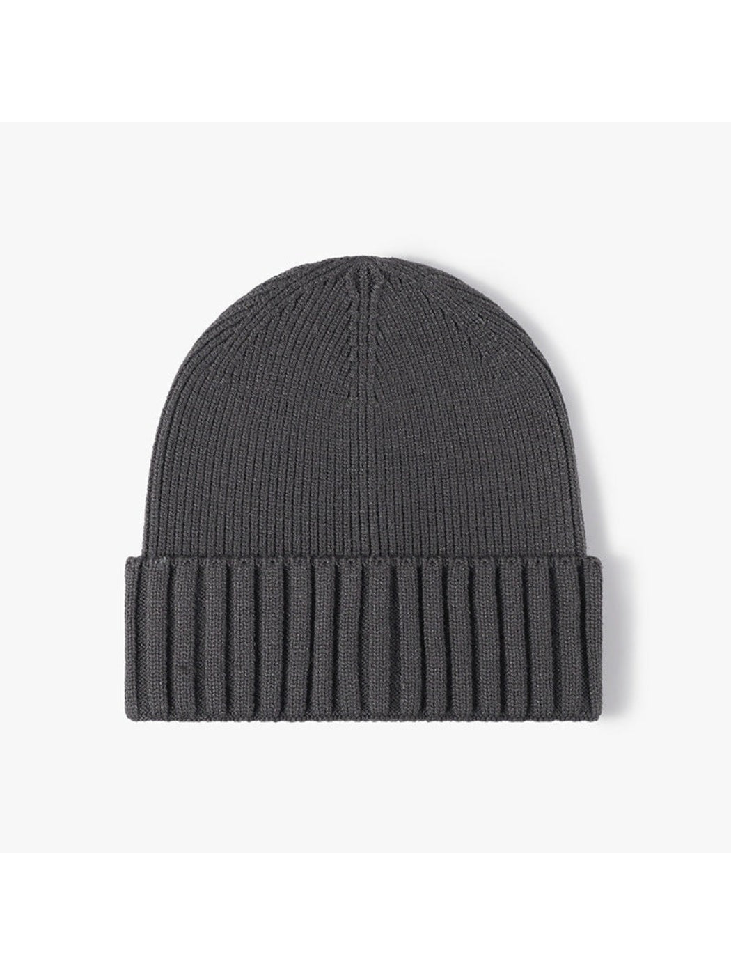 Haila - Classic Solid Ribbed Cuffed Beanie