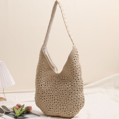 Cosbai - Boho Crochet Tote Bag