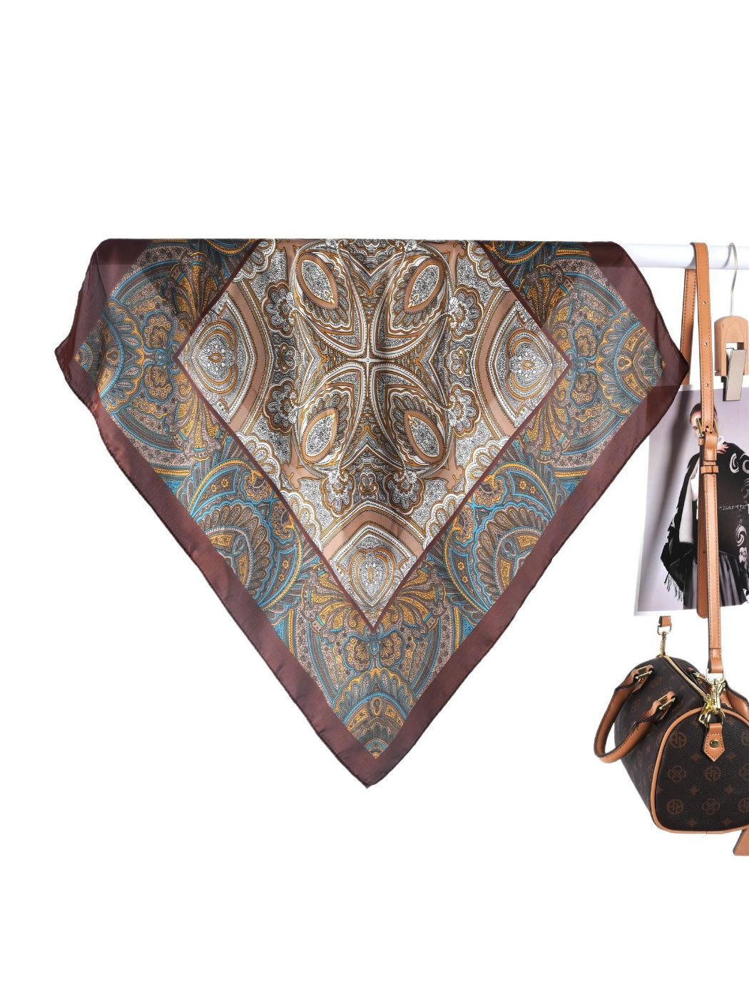 Scarvii - Baroque Paisley Square Scarf