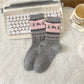 Rufia - Puppy Dog Pattern Cute Mid-Calf Socks