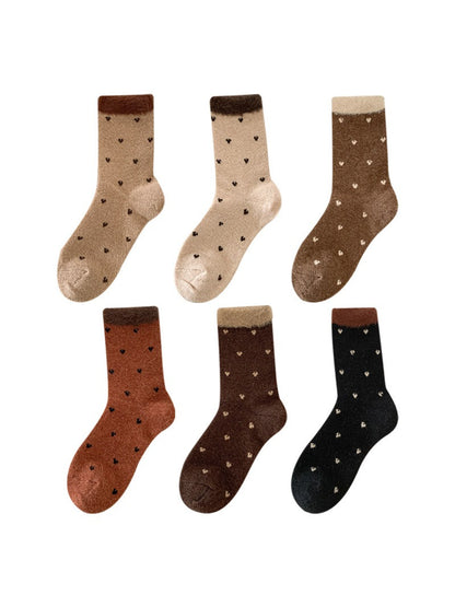 Rufia - Mini Heart Dot Crew Socks