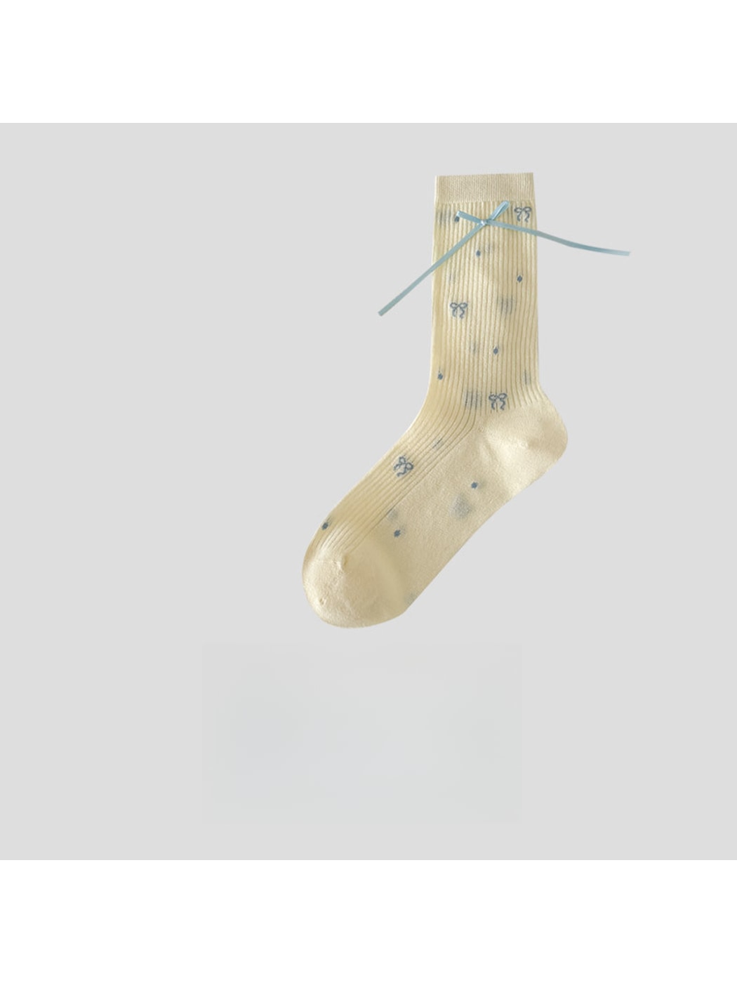 Rufia - Bow and Polka Dot Crew Socks