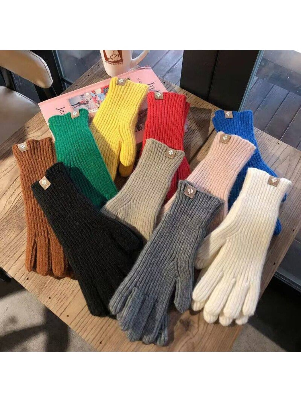 Gloving - Minimal Plain Knit Everyday Winter Gloves