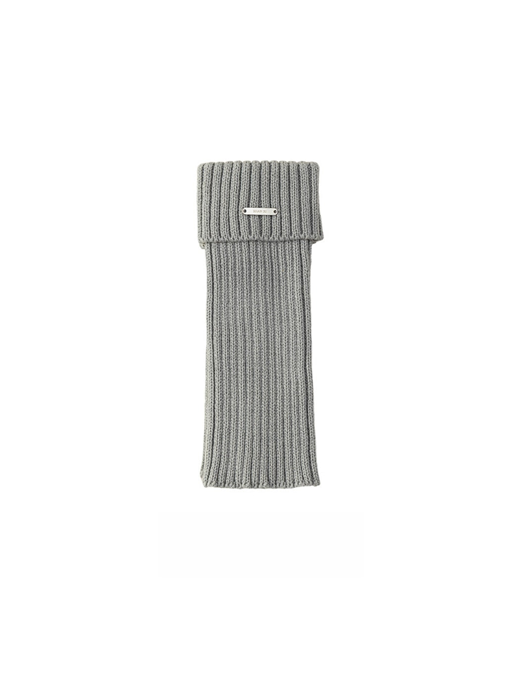 Cozyra - Ribbed Buckle Detail Slouch Leg Warmers
