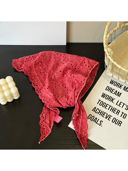 Scarvii - Casual Hollow Out Triangle Bandana
