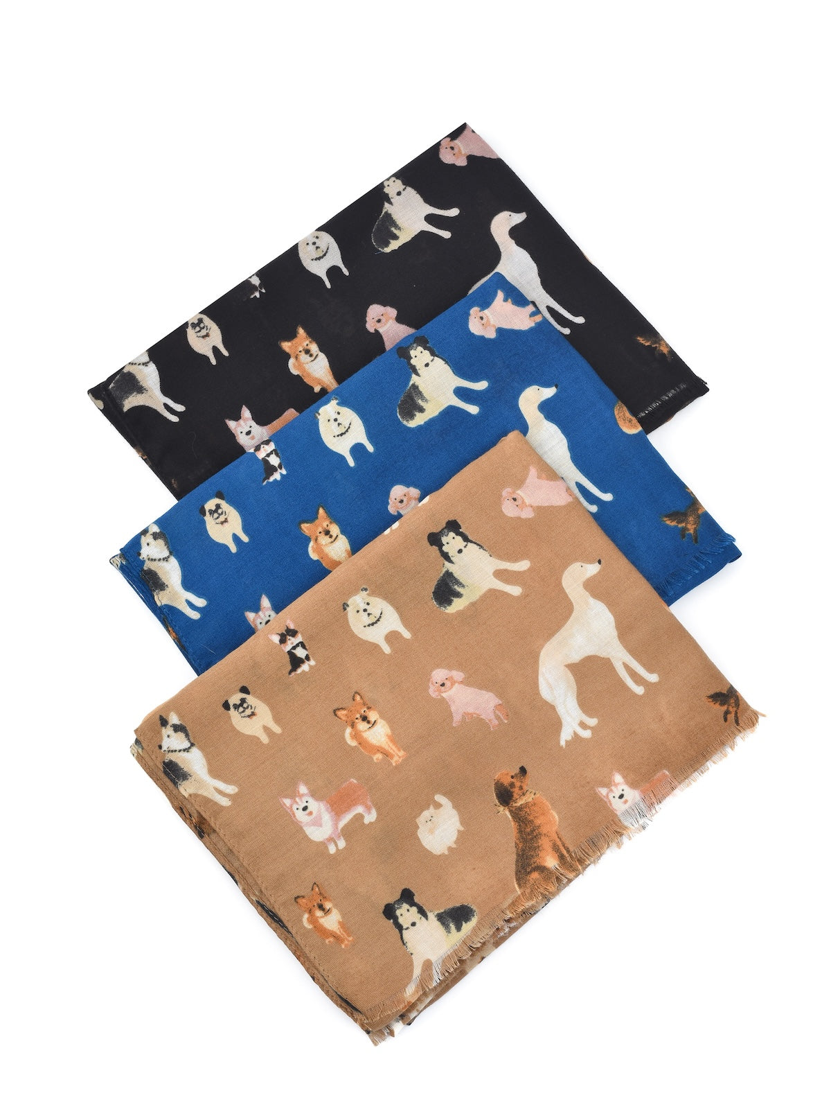 Scarvii - Cute Cartoon Dog Pattern Scarf