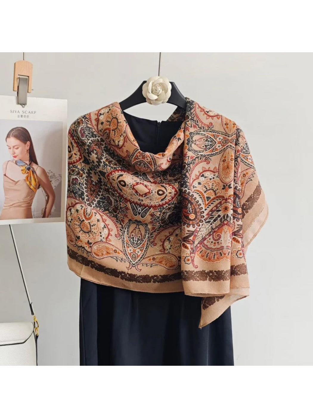 Scarvii - Paisley Floral Medallion Scarf