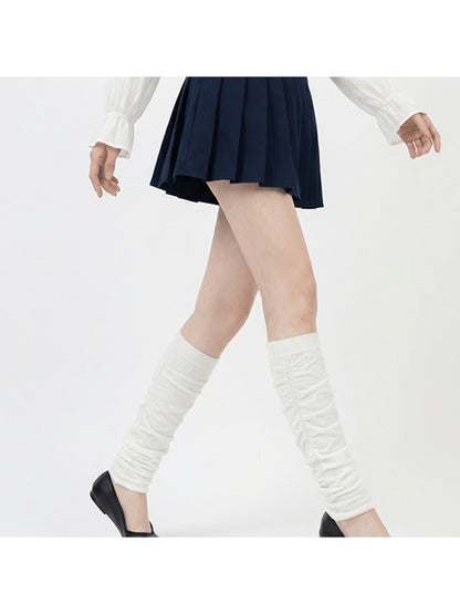 Cozyra - Ruched Mid-Calf Leg Warmers