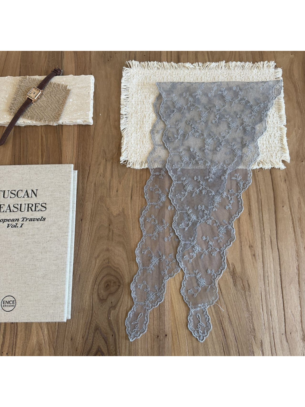 Scarvii Floral Lace Triangle Scarf product image