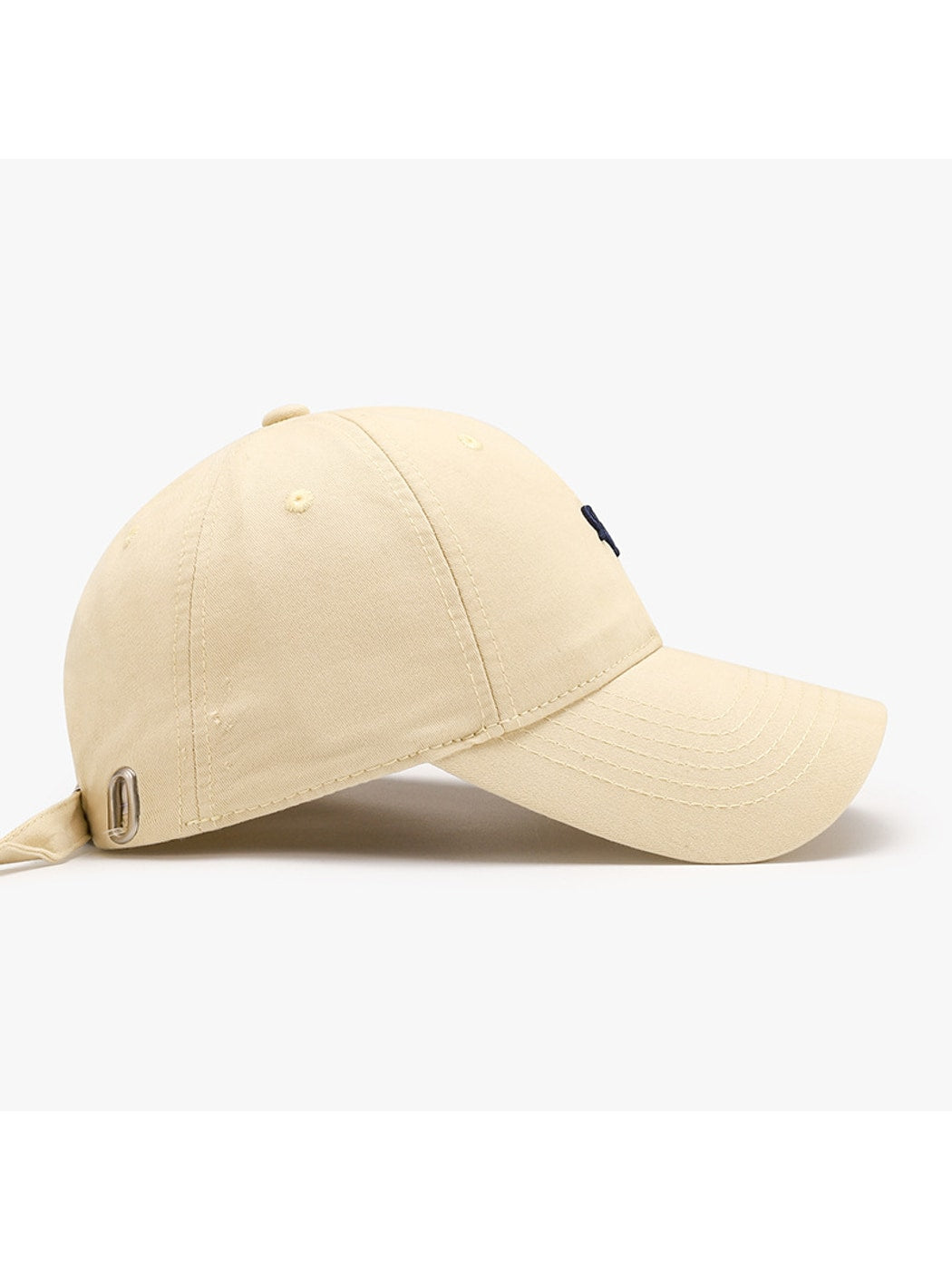 Haila - Curved Brim Letter Detail Baseball Cap