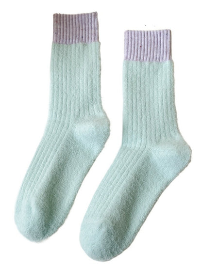 Rufia - Cozy Fleece Winter Quarter-Calf Socks – Warm & Soft