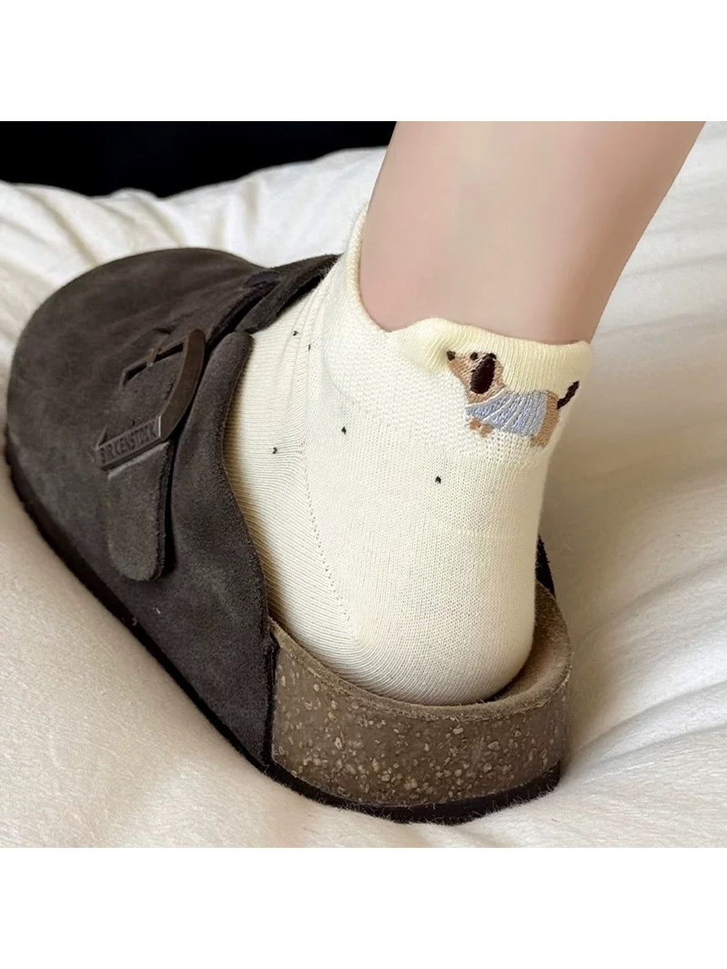 Rufia - Cute Dog Motif Women's Cartoon Ankle Socks