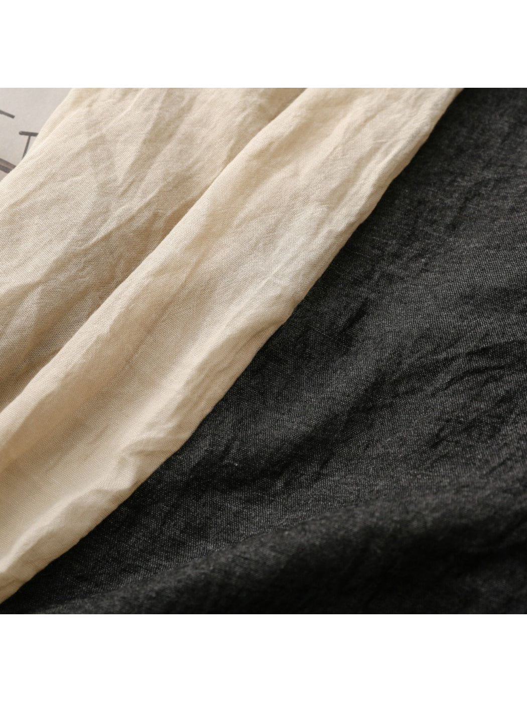 Scarvii - Contrast Panel Soft Drape Everyday Scarf