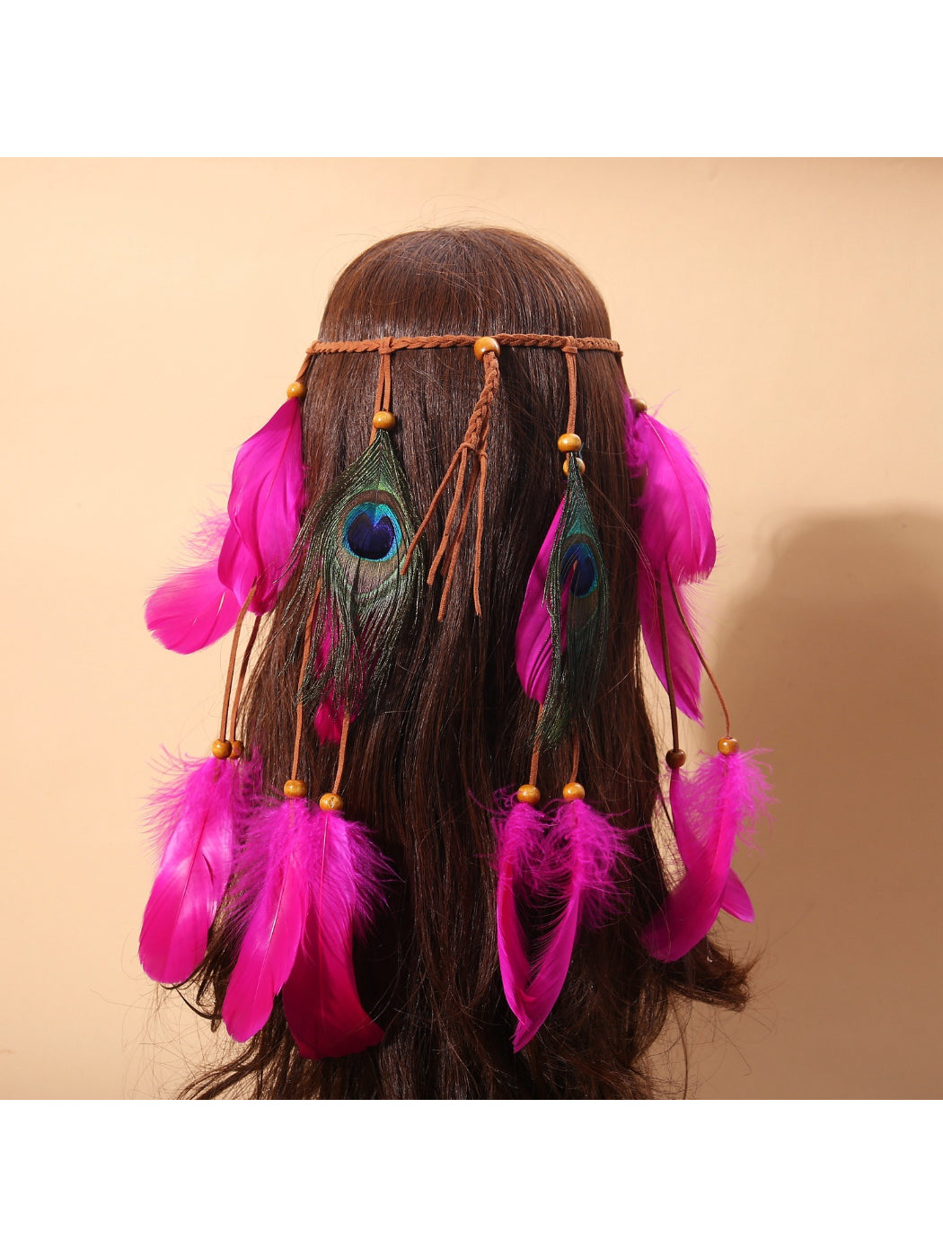 Hairish - Boho Bright Feather Hair Headpiece