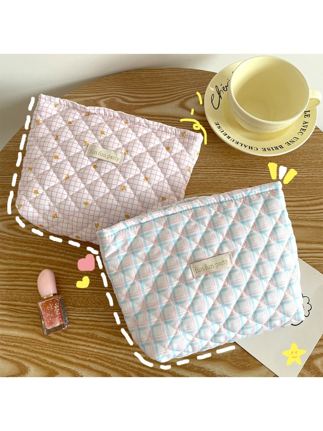 Cosbai - Zipper Pouch for Cosmetics