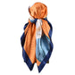 Scarvii - Square Scarf with Elegant Camellia Print