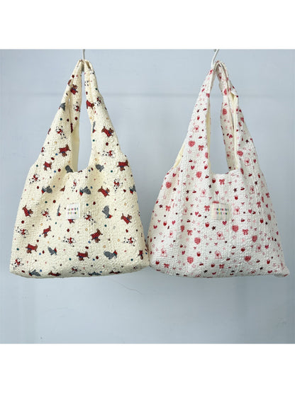 Cosbai – Cute Tote Bag with Cartoon Patterns