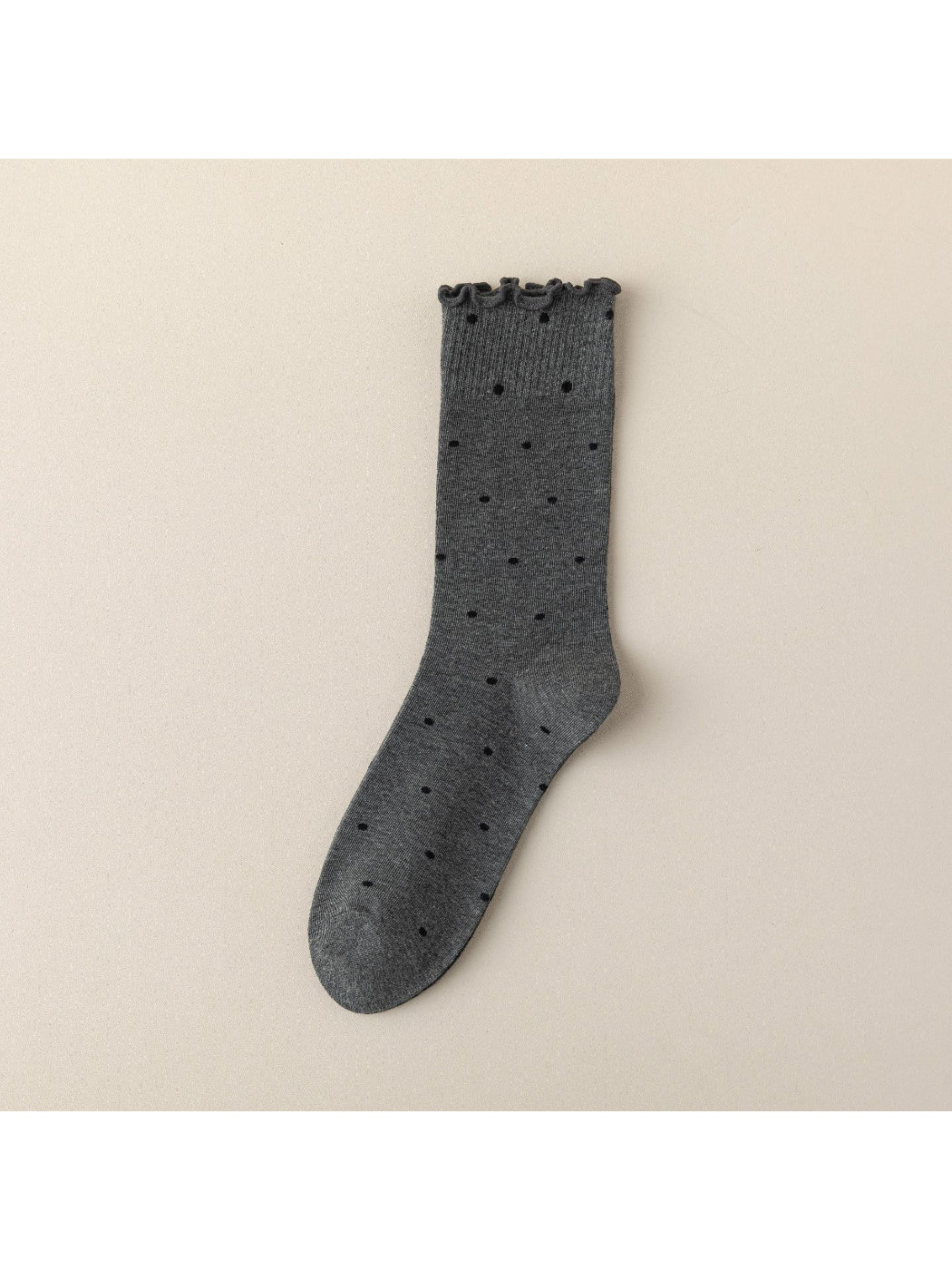 Rufia - Polka Dot Lettuce-Edge Crew Socks product image 8