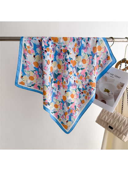 Scarvii - Colorful Dot Print Square Scarf