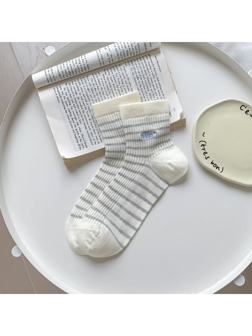 Rufia - Pastel Stripe Crew Socks product image 6
