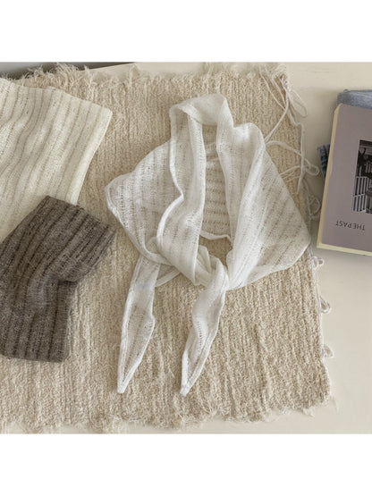 Scarvii Lightweight Sheer Triangle Scarf