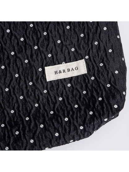 Cosbai - Polka Dot Makeup Bag Travel Storage Pouch Bag