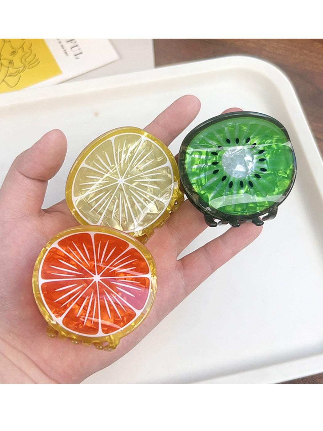 Clio - Fruit Slice Hair clips - Creative & Fun
