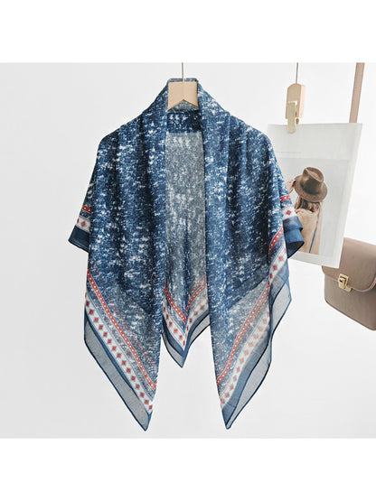 Scarvii Painterly Texture Square Scarf