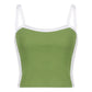 Vesty - Retro Color-Block Knit Tank