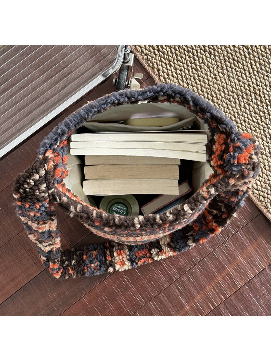 Cosbai - Retro Leopard Print Crossbody Bag